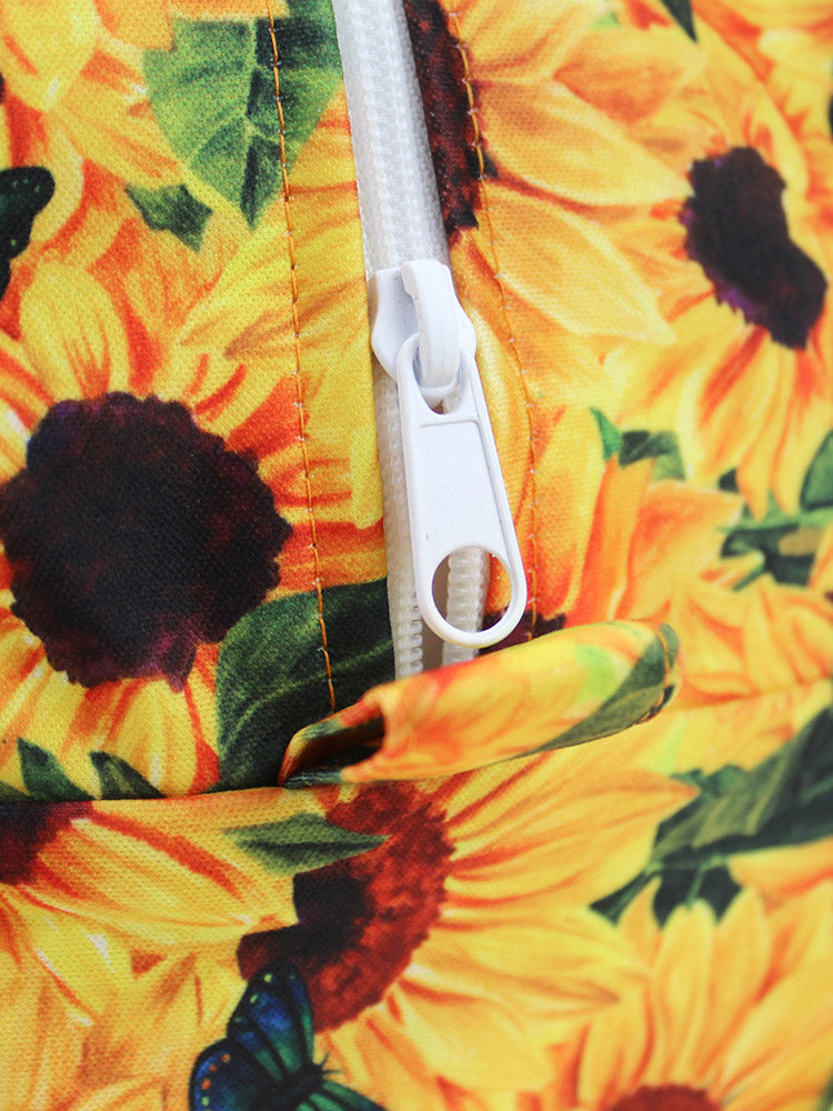 Diaper Pod- Sunflowers