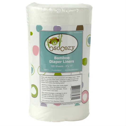 OzoCozy Flushable Liners, 100 sheets/roll