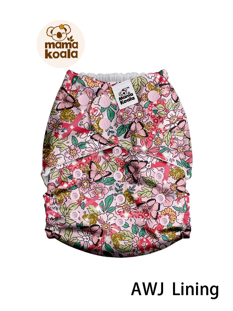 Floral Butterfly- OS Pocket