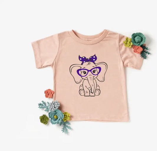 Elephant With Glasses • Infant Tee